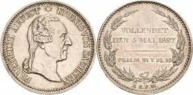 Sachsen-Kurlinie ab 1547 (Albertiner)
Friedrich August I. 1806-1827 Taler 1827, S-Dresden Auf seinen Tod. Ausbeute Kahnt 1264 Kahnt 430 AKS 56 Jaeger...