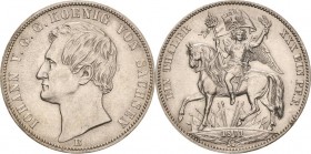Sachsen-Kurlinie ab 1547 (Albertiner)
Johann 1854-1873 Taler 1871, B-Dresden Sieg AKS 159 Jaeger 132 Kahnt 473 Davenport 898 Vorzüglich-prägefrisch