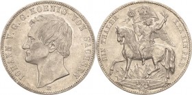 Sachsen-Kurlinie ab 1547 (Albertiner)
Johann 1854-1873 Taler 1871, B-Dresden Sieg AKS 159 Jaeger 132 Kahnt 473 Davenport 898 Fast vorzüglich
