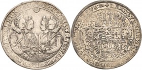 Sachsen-Altenburg 1603-1672
Johann Philipp und seine drei Brüder 1603-1625 Taler 1613, WA-Saalfeld Kernbach 3.2 Schnee 270 Davenport 7365 Slg. Merseb...