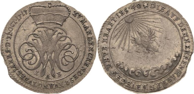 Sachsen-Eisenach
Johann Wilhelm 1698-1729 Doppelgroschen 1717, IAB-Eisenach 200...