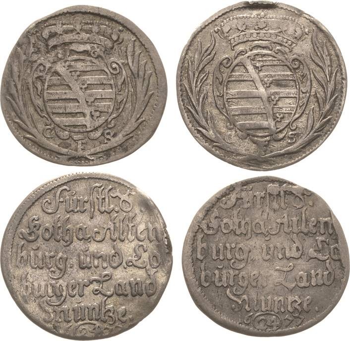 Sachsen-Gotha (Gotha-Altenburg)
Friedrich I. 1675-1691 1/24 Taler (Groschen) o....