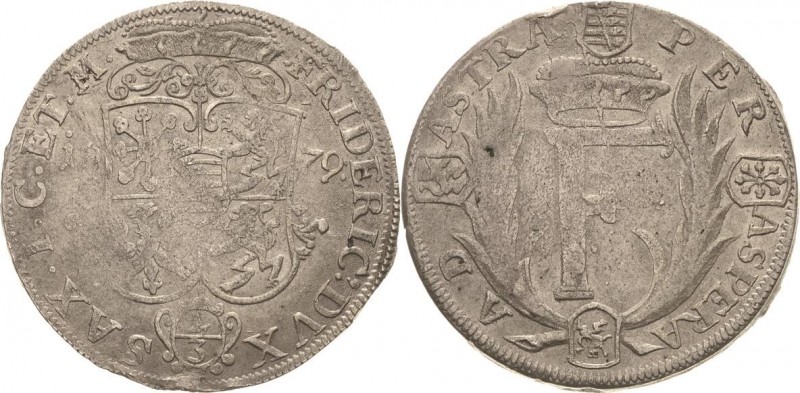 Sachsen-Gotha (Gotha-Altenburg)
Friedrich I. 1675-1691 2/3 Taler 1679, Gotha St...