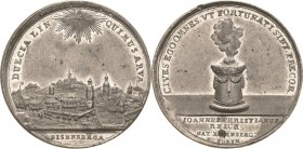 Sachsen-Eisenberg
 Zinnmedaille mit Kupferstift o.J. (1788) (J. C. Reich) Widmung des Medailleurs an seine Geburtsstadt. Ansicht von Eisenberg / Rauc...