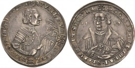 Sachsen-Saalfeld
Johann Ernst 1680-1729 1/4 Taler 1717, Saalfeld 200 Jahre Reformation KOR 729 Grasser 439 Slg. Merseburger 3615 (15,- GM) Slg. Whiti...