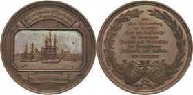 Schleswig-Holstein Medaillen
 Bronzemedaille 1847 (Schilling) 11. Versammlung der Land- und Forstwirte von Schleswig-Holstein. Stadtansicht von Kiel,...