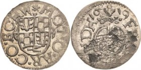 Schwarzburg-Sondershausen
Christian Günther I. 1578-1642 1/24 Taler 1619, Gehren Bethe 498 Fischer 193 a Slg. Kraaz 964 Slg. Behr - Revers kl. Schröt...