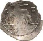 Stolberg-Stolberg
Wolfgang Georg 1615-1631 Einseitiger Pfennig 1623, CZ-Stolberg Mit Mzz. CZ, Z ohne Mittelstrich, und unterer Leiste .Z3. Friederich...