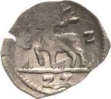 Stolberg-Stolberg
Wolfgang Georg 1615-1631 Einseitiger Pfennig 1623, CZ-Stolberg Friederich 890 Sehr selten in dieser Erhaltung. Prägefrisch