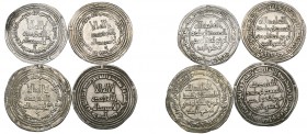 Umayyad, dirhams (4), Dimashq 113h, 117h, 119h, 124h, very fine and better (4)

Estimate: GBP 100 - 150
