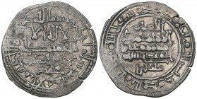 Hammudid of Málaga, al-Mahdi Muhammad I (438-446h), dirham, al-Andalus [44]1h, 3.40g (Prieto 104b; Vives 861), toned, small edge split, otherwise very...