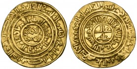 Fatimid, al-Amir (495-524h), dinar, Misr 504h, 4.11g (Nicol 2523), about very fine

Estimate: GBP 200 - 250