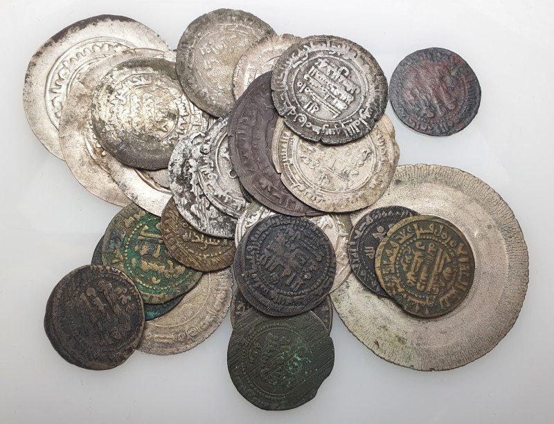 Samanid, multiple dirhams (4), very fine and better; with miscellaneous dirhams ...