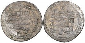 Marwanid, Nasr al-Dawla Abu Nasr (401-453h), dirham, Mayyafariqin 410h, citing the Buwayhid Sultan al-Dawla, 4.75g (Artuk 935; Album 765), uneven toni...