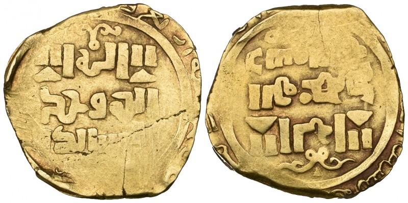 Great Mongols, temp. Ogedei (624-639h), dinar, Samarqand [63]4h, 5.13g (Zeno #21...