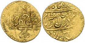 Zand, Karim Khan (1166-1193h), quarter-mohur, Qazwin, date missing, 2.73g (Album 2791), typical uneven strike, very fine to good very fine

Estimate...
