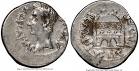 Augustus (27 BC-AD 14). AR denarius (20mm, 3.81 gm, 9h). NGC XF 4/5 - 4/5. Emerita, ca. 25-23 BC, P. Carisius, legatus pro praetore. IMP CAESAR-AVGVST...