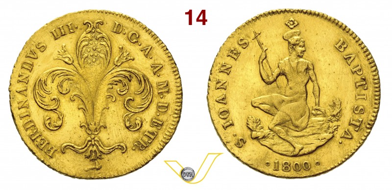 FIRENZE - FERDINANDO III DI LORENA (1791-1801 e 1814-1824) Ruspone 1800. Pag. 2 ...