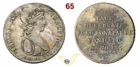 MILANO - REPUBBLICA CISALPINA (1800-1802) 30 Soldi A. IX (1800-1801) Pag. 9 Ag g 6,96 BB+