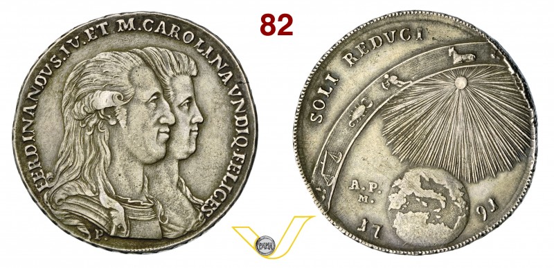 NAPOLI - FERDINANDO IV DI BORBONE (1759-1798, I periodo) 120 Grana o Piastra 179...