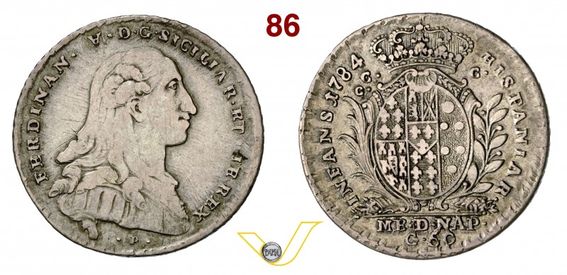 NAPOLI - FERDINANDO IV DI BORBONE (1759-1798, I periodo) 50 Grana o Mezzo Ducato...