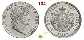 NAPOLI - GIOACCHINO NAPOLEONE MURAT (1808-1815) 5 Lire 1813. g 16,67 • Trattasi di un esemplare in metallo bianco, con taglio liscio; coniazione postu...