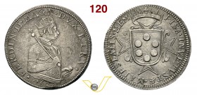 PISA - FERDINANDO II DE' MEDICI (1620-1670) Tallero 1629. D/ Busto coronato e corazzato con scettro appoggiato alla spalla R/ Stemma coronato sovrappo...