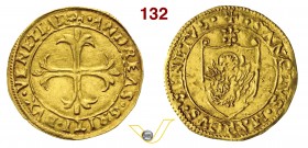 VENEZIA - ANDREA GRITTI (1523-1538) Scudo d'oro s.d. D/ Croce fogliata R/ Leone in soldo. Paolucci 3 Au g 3,37 q.SPL