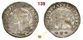 VENEZIA - FRANCESCO LOREDAN (1752-1762) Ducato, sigle GAC. D/ San Marco in trono consegna il vessillo al Doge, genuflesso R/ Leone di San Marco con li...