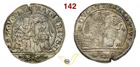 VENEZIA - PAOLO RENIER (1779-1789) Ducato, sigle BC. D/ San Marco in trono consegna il vessillo al Doge, genuflesso R/ Leone di San Marco con libro. P...
