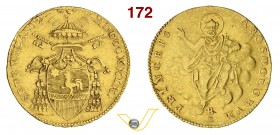 SEDE VACANTE (1829) Doppia 1829, Bologna. Pag. 121 Au g 5,32 Molto rara BB