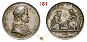 PIO IX (1846-1878) Med. A. V per la lavanda dei piedi. Bart. V-10 Ag mm 32,3 g 18,19 • Coniate per gli aventi diritto 15 medaglie in oro e 15 in argen...