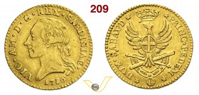 VITTORIO AMEDEO III (1773-1796) Doppia nuova 1786. Biaggi 843 MIR 982a Au g 9,00 BB