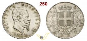 VITTORIO EMANUELE II, Re d'Italia (1861-1878) 5 Lire 1873, Milano. MIR (Milano) 554/5 MIR (Savoia) 1082r Ag g 25,03 • Ex Collezione ANPB, lotto 1350 q...