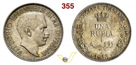 VITTORIO EMANUELE III - monetazione per la Somalia (1900-1946) Rupia 1913 Roma. Pag. 960 MIR 1175c Ag g 11,62 q.SPL