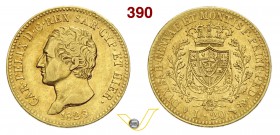 SAVOIA - CARLO FELICE (1821-1831) 20 Lire 1823 Torino. Varesi 11 Au BB/SPL