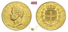 SAVOIA - CARLO ALBERTO (1831-1849) 20 Lire 1832 Torino. Varesi 34 Au Rara MB/BB