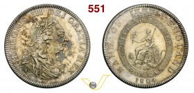 GRAN BRETAGNA - GIORGIO III (1760-1820) 5 Scellini 1804. Kr. 41 ESC 164 Ag g 26,99 Molto rara FDC/proof