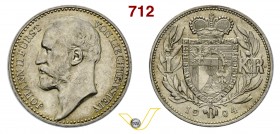 LIECHTENSTEIN - GIOVANNI II (1858-1929) 1 Corona 1904, Vienna. Ag SPL+