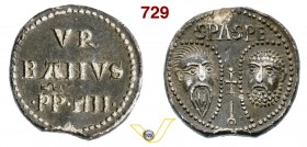 - URBANO IV (1261-1264) Bolla. D/ Scritta R/ Teste dei SS. Pietro e Paolo e croce. Pb g 45,12 BB