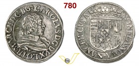 FRANCIA - Lorena - CARLO IV (1626-1634) Testone 1629. Kr. 45 Ag BB+