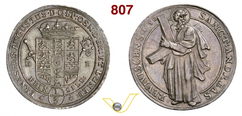 GERMANIA - Brunswick/Luneburg - ERNST AUGUST (1679-1698) 1/3 di Tallero 1690 HB....