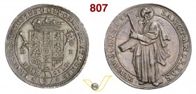 GERMANIA - Brunswick/Luneburg - ERNST AUGUST (1679-1698) 1/3 di Tallero 1690 HB. Kr. 346 Ag • Bella patina; Ex PCGS AU58 SPL