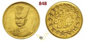IRAN - NASIR AL-DIN SHAH (1848-1896) 1 Toman 1297, Teheran. Fb. 62 Kr. 933 Au g 2,87 BB/SPL