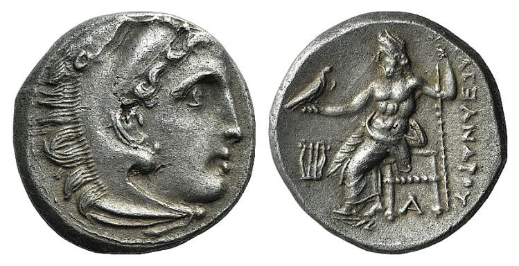 Kings of Macedon, Philip III Arrhidaios (323-317 BC). AR Drachm (16mm, 4.01g, 11...