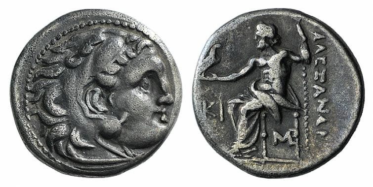 Kings of Macedon, Antigonos I Monophthalmos (320-301 BC). AR Drachm (16mm, 4.10g...