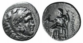 Kings of Macedon, Antigonos I Monophthalmos (320-301 BC). AR Drachm (16mm, 4.09g, 12h). In the name and types of Alexander III. Sardes, c. 318-315 BC....