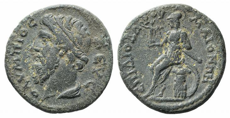 Lydia, Maeonia. Pseudo-autonomous issue, 2nd century AD. Æ (24mm, 7.87g, 6h). Di...