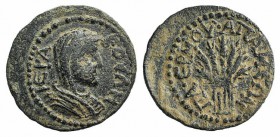 Phrygia, Apameia. Pseudo-autonomous issue, 3rd centuries AD. Æ (22mm, 4.11g, 6h). Draped and veiled bust of Boule r. R/ Sheath of seven corn-ears. SNG...