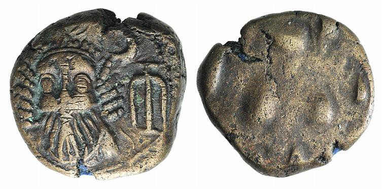 Kings of Elymais, Orodes II (c. AD 100-150). Æ Drachm (15mm, 3.92g). Facing bust...